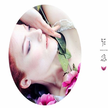 花半开形象设计 花半开形象设计
