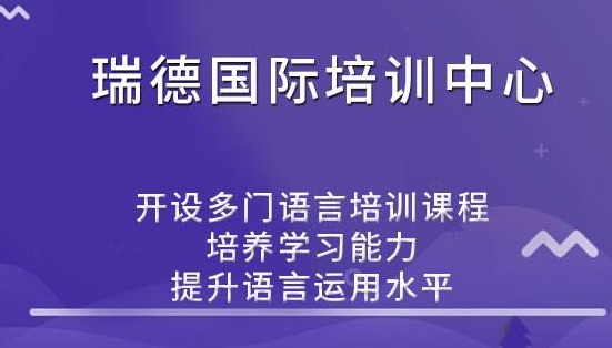 瑞德国际课程培训中心加盟 瑞德国际课程培训中心加盟