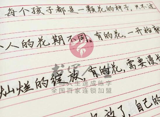 书写人生练字加盟 书写人生练字加盟